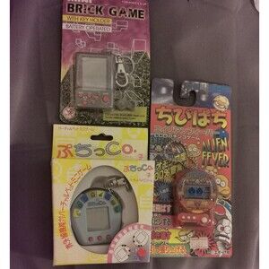 Tamagotchi Style Toys Lot Puchiko Y2K Retro Japan Kawaii Y2K Electronics Toy Vtg